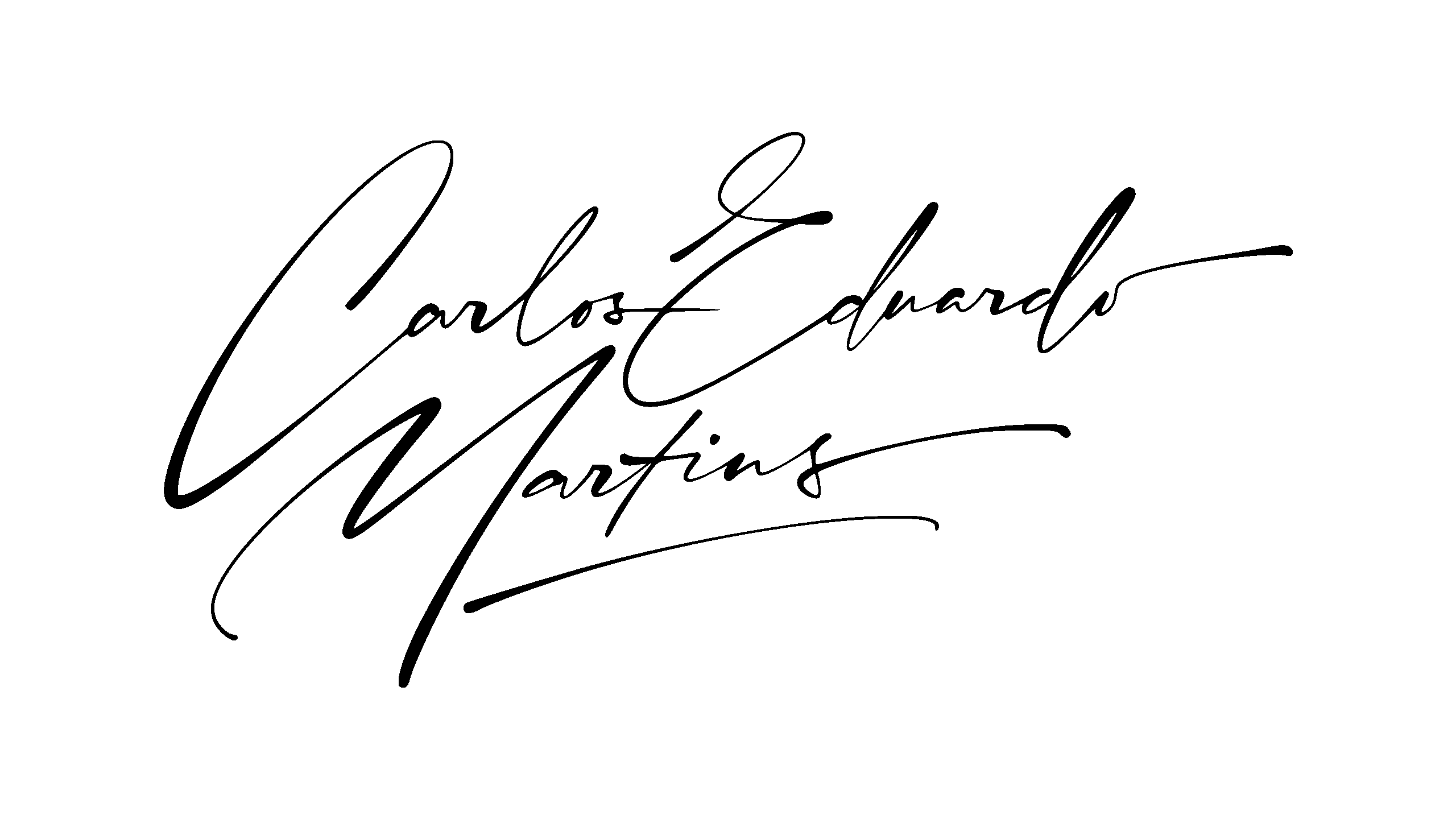 Carlos Eduardo Martins Assinatura